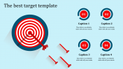 Target template powerpoint Design	
